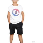 Resim Ikizler Burcu Renk Beyaz Çocuk Tişört Siyah 