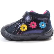 Resim Ozgencshoes Bayrak 1003 Lacivert Deri Ortopedik Ilkadım Kız Bebek Ayakkabı Lacivert 