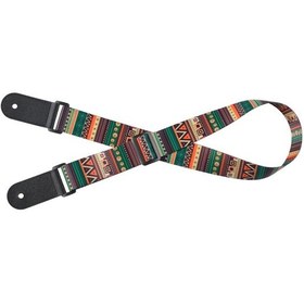 Resim Vkemall Genel Uyumlu Renkli Polyester Örgüli 61-104cm Uzunluk Ayarı Ukulele Askısı, Deri Uçlar, Konforlu Taşıma, Halka İçerir 