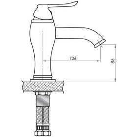 Resim Gpd Tauro Lavabo Bataryası Altın Mlb150-A 