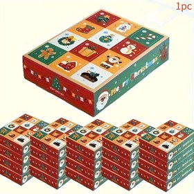Resim 1 Noel 12 Bölmeli Sürpriz Kutusu, Noel Hediye Paketleme Kutusu, Noel Hediye Paketleme, Parti Malzemeleri Paketleme, Aile Sürpriz Hediye Kutusu (Sadece Kutu), Mevsimsel Kutlama Kutusu,Bayramlık Parti Malzemeleri,Bayramlık Tasarım,Noel Teması,Dayanıklı Ambalaj,Hafif Kutu,Parti Hediye Kutusu,Tatil 