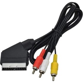 Resim Atlanta Scart & 3 RCA Kablo 