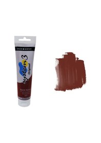Resim Daler Rowney System 3 Akrilik Boya 150Ml 221 Burnt Sienna 