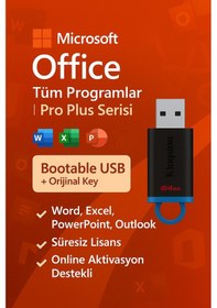 Resim Office 365 + 2024 Lisans Key Dahil Office Tüm Pro Plus Sürümler 
