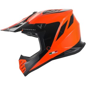Resim Sway - FS-618 STARDUST CROSS KASK - PARLAK TURUNCU SİYAH - XLARGE BEDEN 