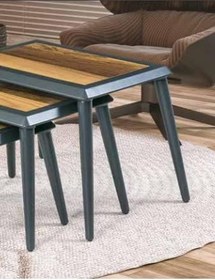 Resim Zigon OSM 13277 ÇERÇEVE Model Klasik Sehpa Parlak Ceviz Gri Ahşap Kayın Retro 