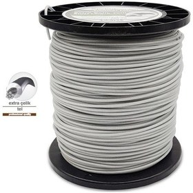 Resim Motorlu Tırpan Misinası 3.3 Mm Extra Çelik Telli Rulo 200 Mt (dik 