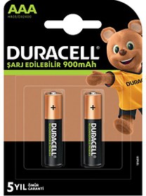 Resim AAA 800 mAh-2K Şar Edilebilir Pil Duracell