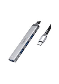 Resim Veggieg K303 Type-C To USB 3.0 4 Port 3 USB 2.0 Ve 1 USB 3.0 Çoklayıcı Hub 