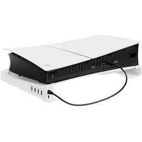 Resim Cbtx Aolıon Alp-5382 Ps5 Slim Console İçin Yatay Stand 4 Portlu Usb Hub, Oyun Konsolu Masaüstü Depolama Sahibi 