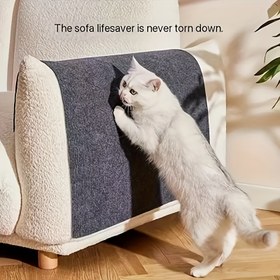Resim Etkileşimli Kedi Tırmalama Ped - Dayanıklı Polyester Elyaf, Duvara Monte Tırmanma Çerçevesi Etiketi, Kediler İçin Mükemmel, Kapalı Oyun ve Egzersiz İçin, Kedi Oyun Saati | Etkileşimli Kedi Oyuncak | Dayanıklı Tırmalama Ped 