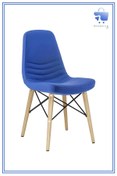 Resim White Furniture Rose Ahşap Deri Rahat Sandalye 