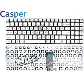 Resim Casper Uyumlu Nirvana C600. C650 Notebook Klavyesi Beyaz Tr N11.3379 