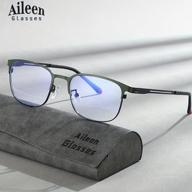 Resim Aileen Erkek Retro Metal Hafif Moda Gözlükleri - Şık Kaplumbağa Derisi Tam Çerçeveli, PC Lensler, Kılıf ve Mikrofiber Bez Dahil, Günlük Kullanım, Ofis ve Hediye Verme İçin Mükemmel, Sevimli Gözlükler 