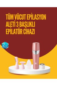 Resim shopwave Acısız ve Hassas Tüy Temizleme Cihazı – 3 Başlıklı 