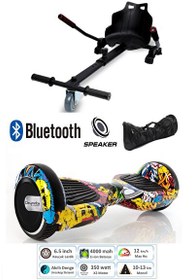Resim Citymate KYK1001A Akıllı Dengeli Elektrikli Kaykay Scooter Hoverboard - Hover Kart - Çanta Full Paket Desen 3 