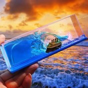 Resim Batmayan Gemi Hediyelik Dekoratif Ev Ve Ofis Hediyesi Özel Aşk Gemisi 