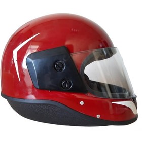 Resim Skm Kask Çeneli Kırmızı Tm 