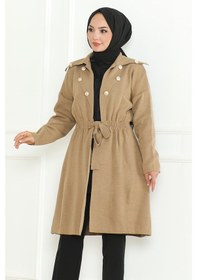 Resim Beylem Beli Lastikli Triko Kap 1193 - Vizon 