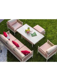 Resim Lyon Oturma Grubu Krem 