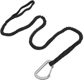 Resim Journeyman1 2'li Paket Kayak Kürek Tasması, Kürek Tahtası Tasması, Balıkçılık Ipi Aleti ve Karabinalı Kayak Aksesuarları Siyah (Yurt Dışından) 