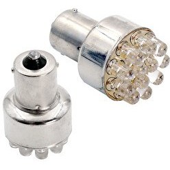 Resim Mega Oto Market 93 Tip 12 Ledli 12V Park Led İç Aydınlatma Park Ampul Mavi - 2 Adet 