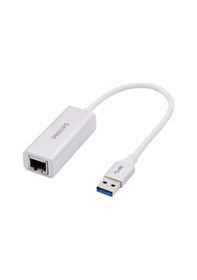 Resim Philips Uyumlu Usb 3.0 To Rj45 Ethernet Çevirici Usb Çıkışını İnternet Girişine Dönüştürücü Aparat 