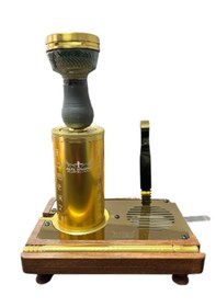 Resim Alfeshisha Wooden Modern Gold Nargile 