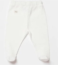 Resim Bibaby Organik Pantolon Patikli Waffle Smile Ekru-11318 Ekru 