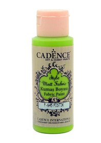Resim Cadence Style Matt Fabric Kumaş Boyası 59Ml F645 Fıstık Yeşili 