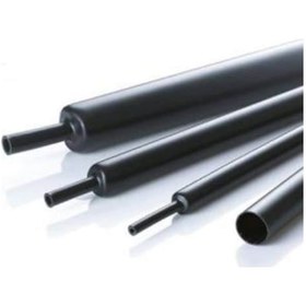 Resim 8 Mm Woer Isı Ile Daralan Siyah Makaron (100 Metre Rulo) 