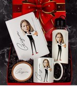 Resim Ejoya Kişiye Özel Karikatür Tasarım Hediye Paketi 96688 