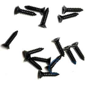Resim Nemere Klips, Menteşe, Ayak, Ağaç, Sunta Vidası 2,2x6,5mm - Siyah 100 Adet 