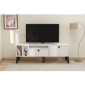 Resim ARİS TV SEHPA BEYAZ 