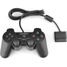 Resim Kepang Kablolu Analog Denetleyici Gamepad Joystick Joypad Sony Playstation Ps2 Ps1 Ps One Psx Konsolu Çift Şok Titreşim (Yurt Dışından) 