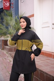 Resim MİMİ Luxury Wear Tesettür Eşofman Takımı Fermuarlı Alt Üst Eşofman Takımı 