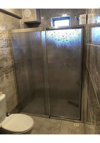 Resim Nokta Duşakabin 110 Cm Teknesiz Plastik Mika Camlı Duşakabin Nd412 Şeffaf 