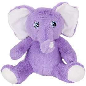 Resim Nessiworld 1980 Peluş Fil Mor -My Friend Toys 