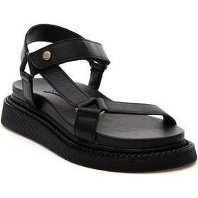 Resim U.S. Polo Assn. Kadın Siyah Sandalet 50306274-VR046 