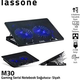 Resim Classone M30 Gaming Led Notebook Soğutucu, 15.6", Mavi 