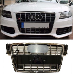Resim beyaztuning Audi A4 Ön Panjur Izgara S4 Model 2008-2011 Arası b8 Kasa 