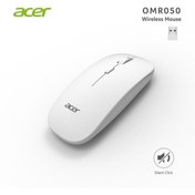 Resim TREND Acer Omr050 Beyaz Kablosuz Sessiz Tuşlu Mouse 1000-1200-1600 DPI 