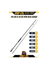 Resim Okuma Outrax 4000 274cm 8-42gr Zen Pro Rapala Maket Balık Spin Olta Takımı Seti 