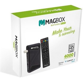 Resim Magbox Natural Plus Tkgsli + USB Mini Full HD Uydu Alıcısı 