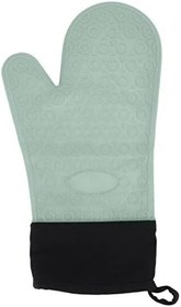 Resim Fdit Silikon Fırın Eldivenleri, Kaymaz Mutfak Pişirme Eldivenleri Yüksek Sıcaklığa Dayanıklı 2 Parmak Uzunluğunda Barbekü, Fırın, Pişirme için (Yeşil) 