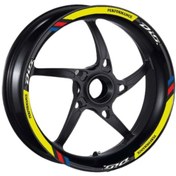 Resim Honda M Power Sarı Dio Uyumlu 1 Set Jant Şeridi 