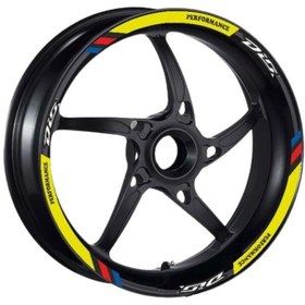 Resim Honda M Power Sarı Dio Uyumlu 1 Set Jant Şeridi 