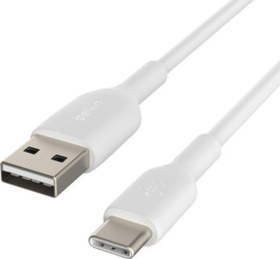 Resim Belkin Type-C Data Beyaz Hızlı Şarj Kablosu 1 m 
