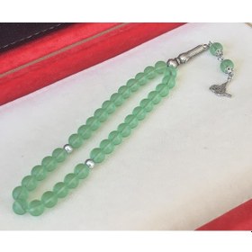 Resim AKİK DOĞAL TAŞ YEŞİL TESBİH KÜRE MODEL 