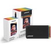 Resim Polaroid Hi-print - Bluetooth Fotoğraf Yazıcısı Ve Kağıt İkili Paketi Siyah Siyah 